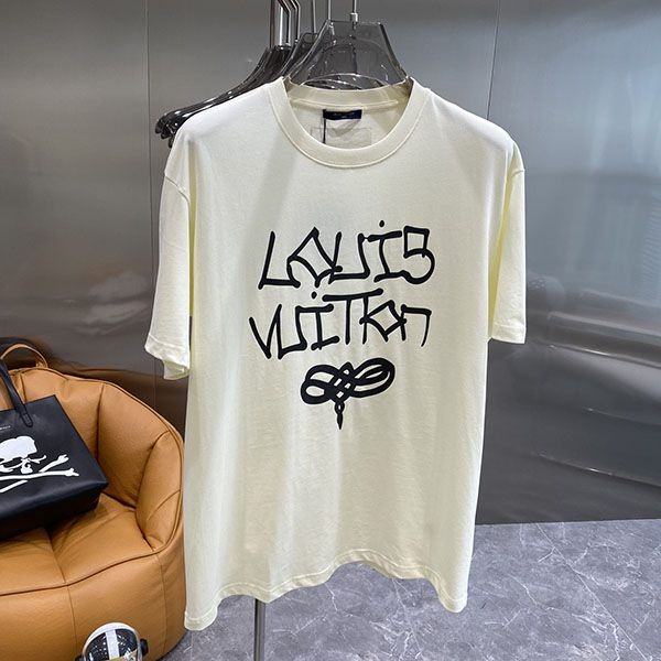 新デザインルイヴィトン スーパーコピー プリントTシャツ 2色 vua63556通販
