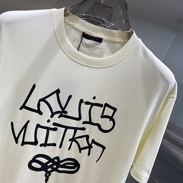 新デザインルイヴィトン スーパーコピー プリントTシャツ 2色 vua63556激安送料無料