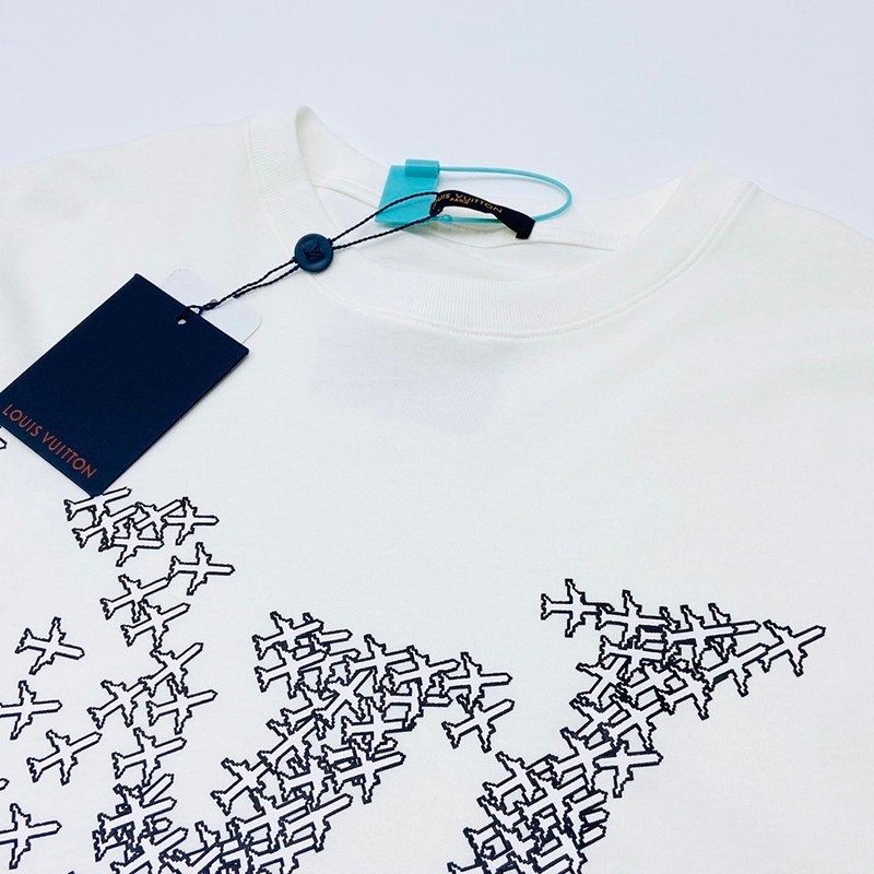 21AWルイヴィトン Tシャツ コピー エンドゴール クルーネック ロゴTシャツ vua76043高い品質