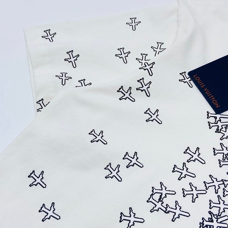 21AWルイヴィトン Tシャツ コピー エンドゴール クルーネック ロゴTシャツ vua76043最高級