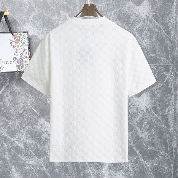 一目惚れ♪ルイヴィトン ハーフダミエポケットTシャツ コピー ホワイトミルク vub24472通販