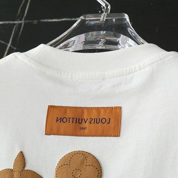 ルイヴィトン プリント Tシャツ 偽物 白 トップス vub44374高い品質