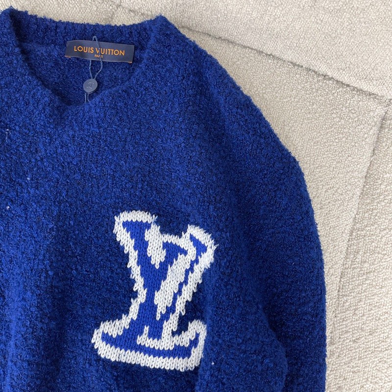 【日本未入荷】ルイヴィトン ニット コピー ステッチクルーネックニット vud62411人気