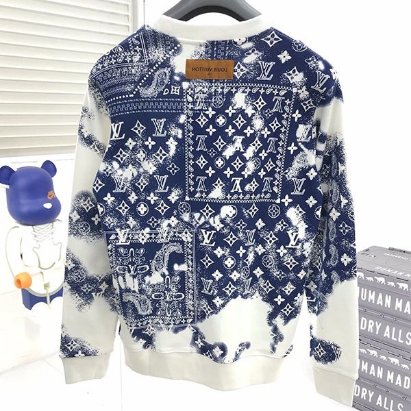 21-22AW ルイヴィトン モノグラムバンダナクルーネック コピー vue16655通販