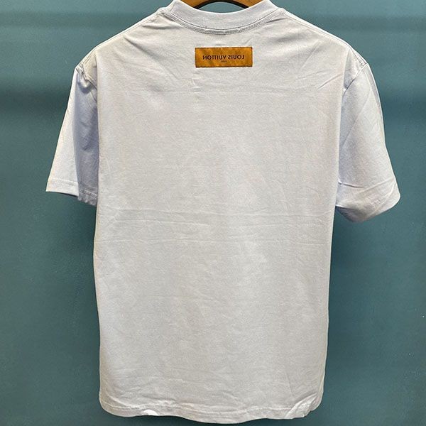使い勝手良し ルイヴィトン 半袖 コットン ロゴ Tシャツ コピー vue75994通販