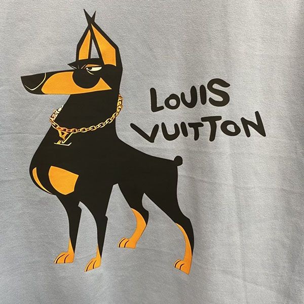 使い勝手良し ルイヴィトン 半袖 コットン ロゴ Tシャツ コピー vue75994人気