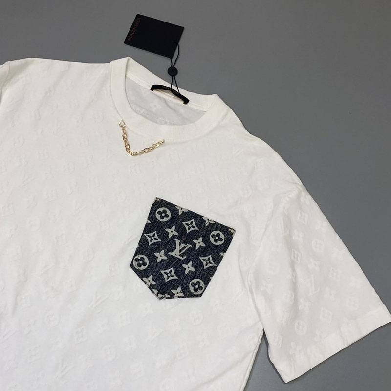 ★日本!!人気！ルイヴィトン モノグラムポケットTシャツ 偽物 vuf39194N級品