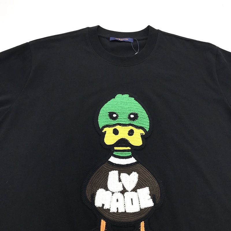 【​ルイヴィトン×NIGOコラボ】ダック クルーネック Tシャツ コピー vuf66543高い品質