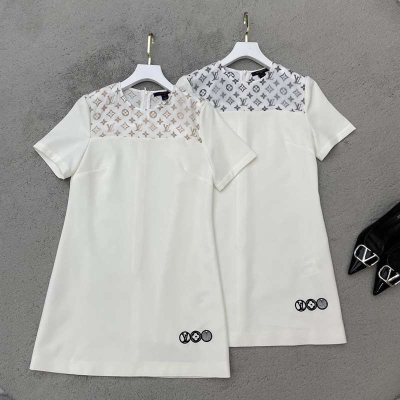 2022 SS【新 作】ルイヴィトン Tシャツドレス コピー 2色 vuf95384N級品