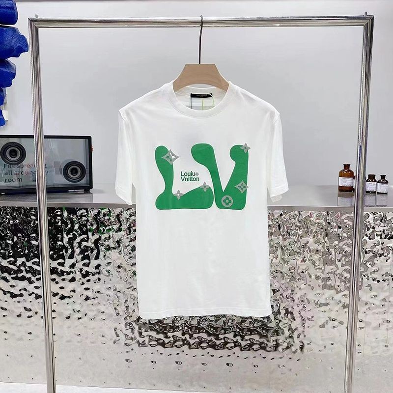 定番ルイヴィトン トランぺッター クルーネックTシャツ スーパーコピー 3色 vuf95514通販