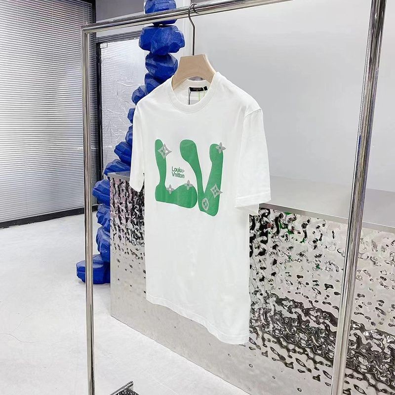 定番ルイヴィトン トランぺッター クルーネックTシャツ スーパーコピー 3色 vuf95514高い品質