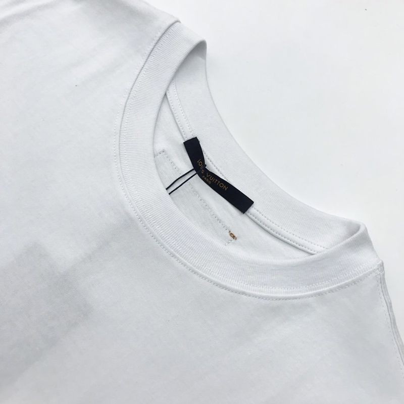 一目惚れ♪【​ルイヴィトン×NIGOコラボ】ダック クルーネック Tシャツ パロディ vug51246激安送料無料