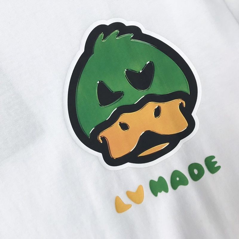 一目惚れ♪【​ルイヴィトン×NIGOコラボ】ダック クルーネック Tシャツ パロディ vug51246高い品質