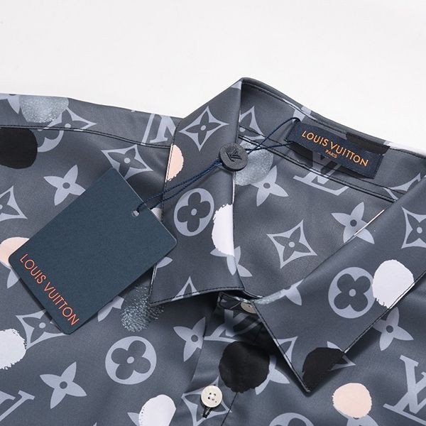 ギフトに最適草間彌生コラボ コピー ルイヴィトン PAINTED DOTS シルクシャツ vug63525激安送料無料
