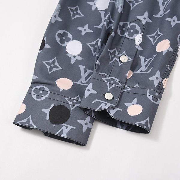 ギフトに最適草間彌生コラボ コピー ルイヴィトン PAINTED DOTS シルクシャツ vug63525高い品質