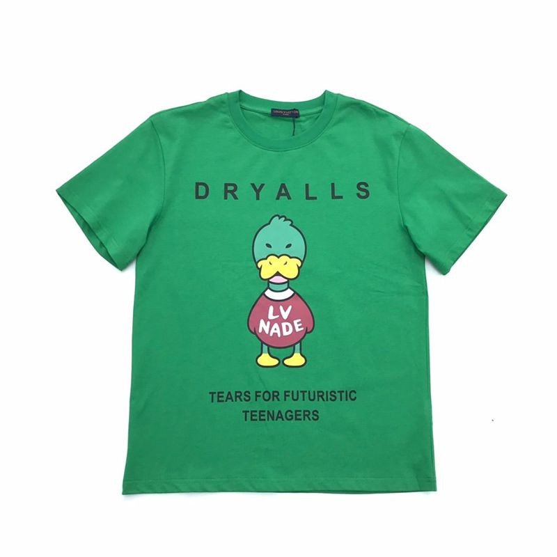 完売必至【​ルイヴィトン×NIGOコラボ コピー】ダック クルーネック Tシャツ vuh85887激安送料無料