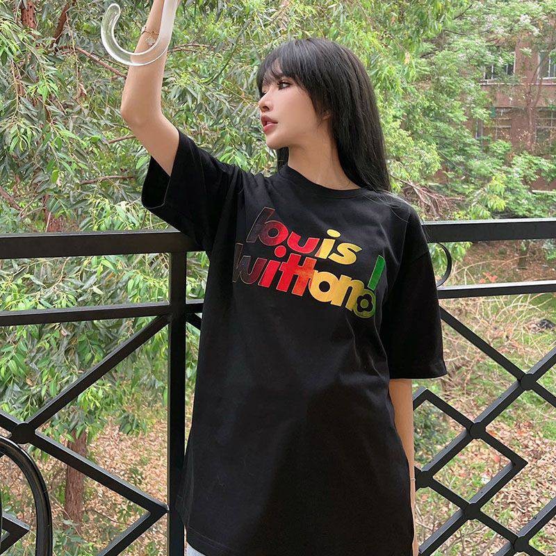超話題!ルイヴィトン エブリデイLVクルーネック Tシャツ 偽物 vuh94108最高級
