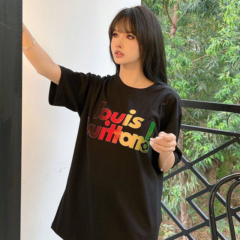 超話題!ルイヴィトン エブリデイLVクルーネック Tシャツ 偽物 vuh94108品質保証