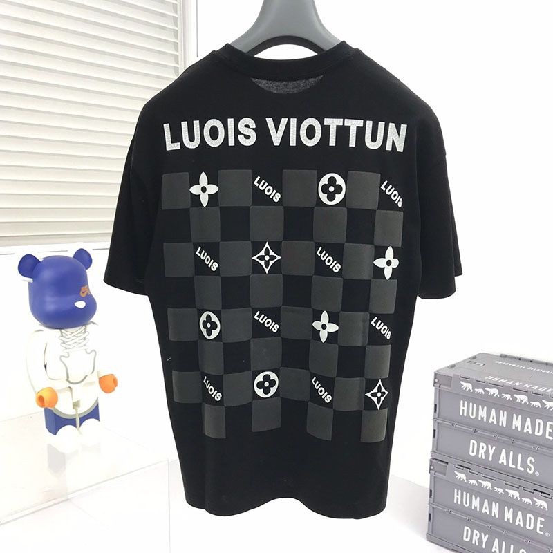 可愛いルイヴィトン エスカルプリンテッドTシャツ スーパーコピー 2色 vuj16831激安送料無料