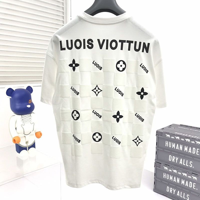 可愛いルイヴィトン エスカルプリンテッドTシャツ スーパーコピー 2色 vuj16831N級品