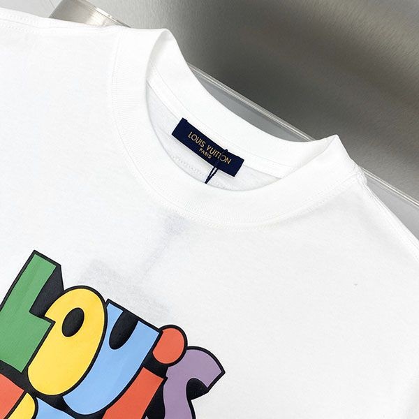 【大特価】ルイヴィトン NBA フロント＆バック レタープリントTシャツ コピー vuj38824激安送料無料