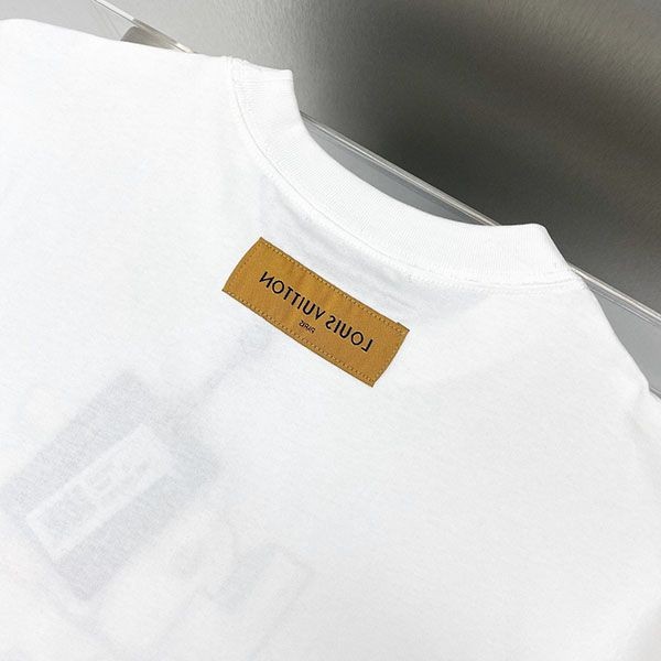 【大特価】ルイヴィトン NBA フロント＆バック レタープリントTシャツ コピー vuj38824高い品質
