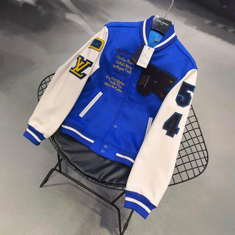 可愛い ​ルイヴィトン ジャケット コピー バーシティ ブルー アウター vuj54274激安送料無料