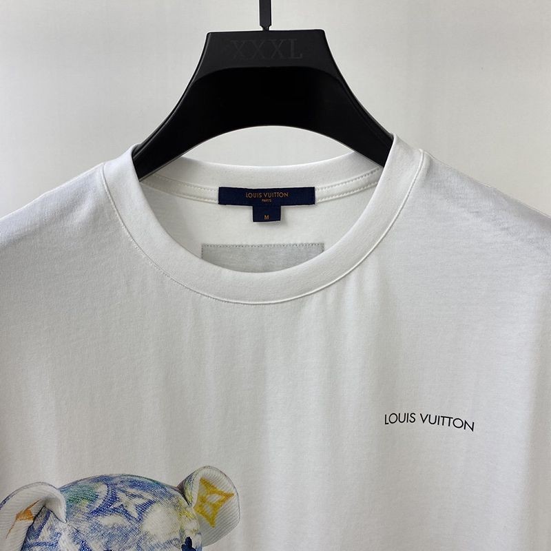 世界中で大人気♪ルイヴィトン☆プリントTシャツ vuk18454通販