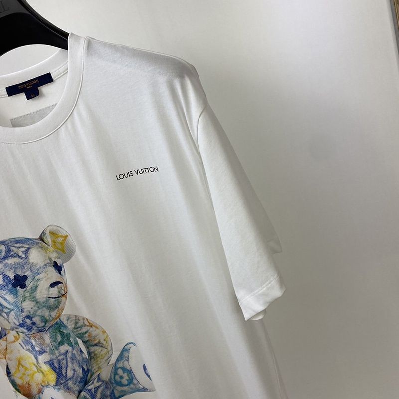 世界中で大人気♪ルイヴィトン☆プリントTシャツ vuk18454激安送料無料