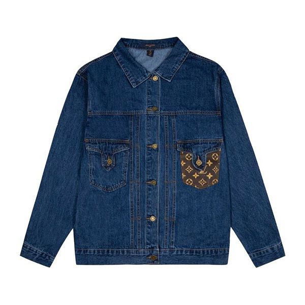 《大人気》ルイヴィトン コットン デニムジャケット コピー ブルー vul08206激安送料無料
