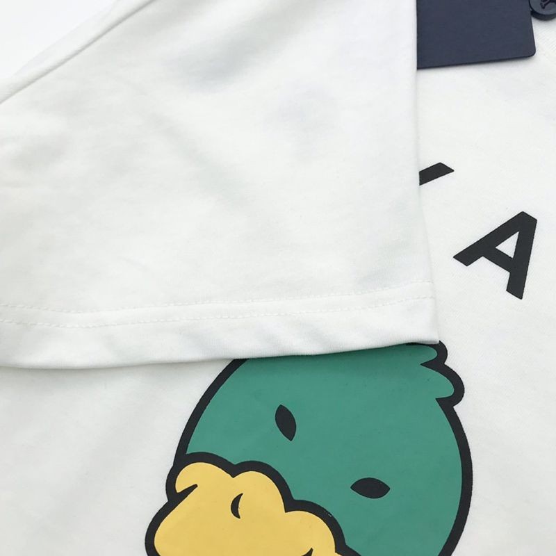 日本未入荷【​ルイヴィトン×NIGOコラボ 偽物】ダック クルーネック Tシャツ vul75375高い品質