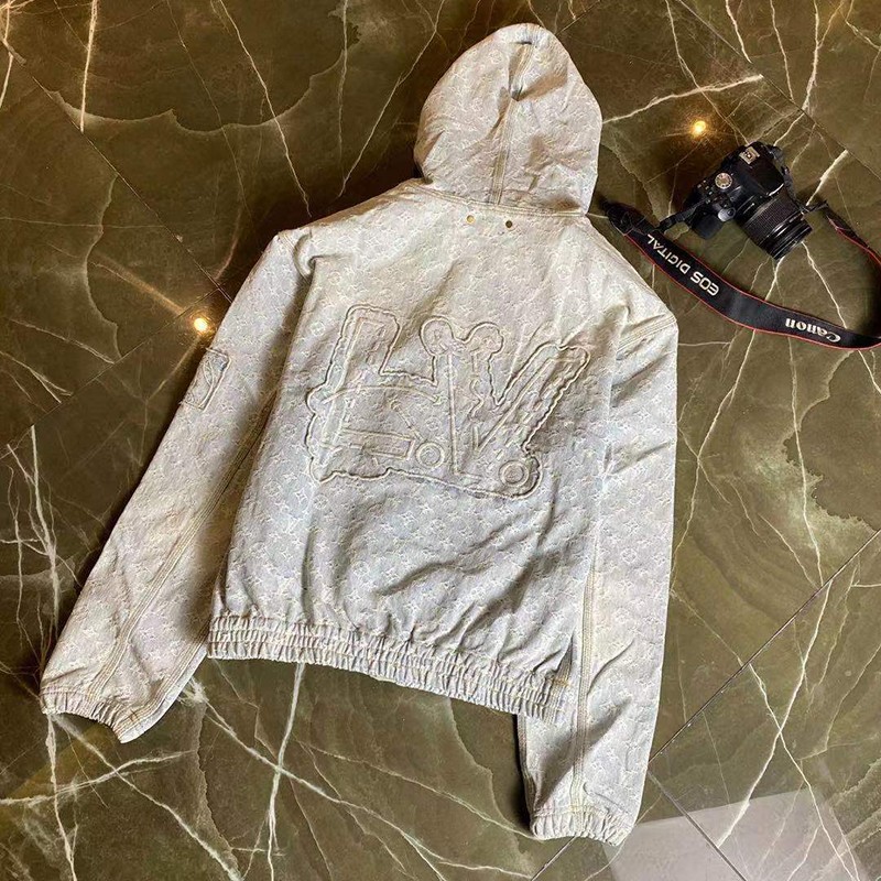 【最新コラボ】​ルイヴィトン × NIGO コピー デニムフーディ vun09879通販