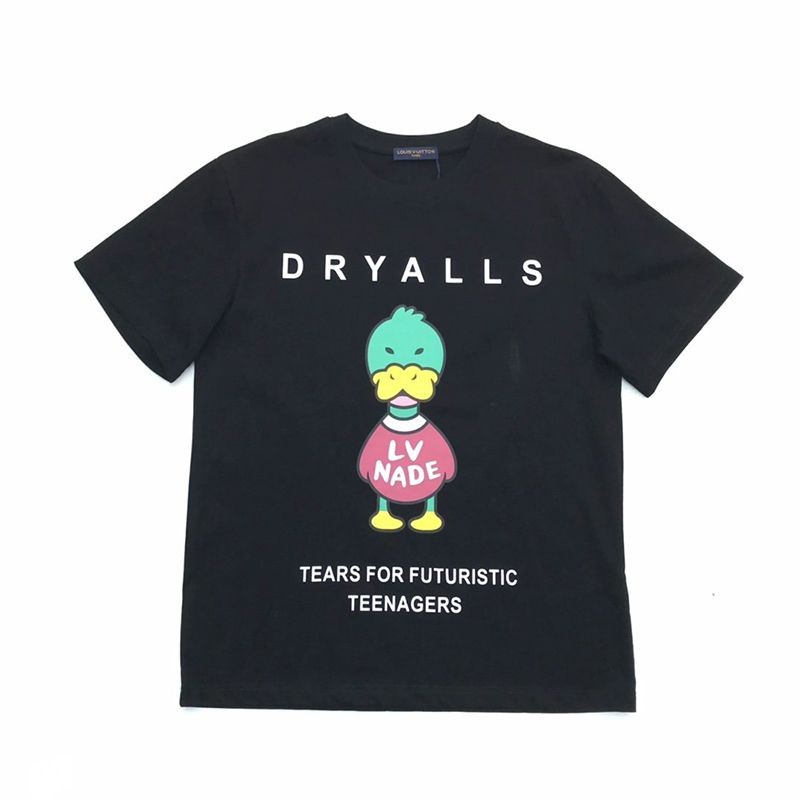 送料込【​ルイヴィトン×NIGOコラボ】ダック クルーネック Tシャツ スーパーコピー vun63916激安送料無料