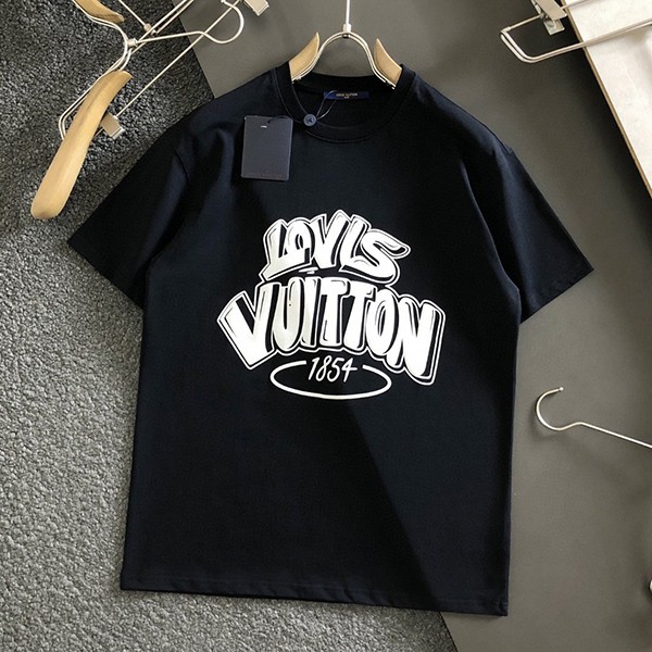 ☆超人気☆ヴィトン グラフィック 半袖 Tシャツ コピー コットン vun64899