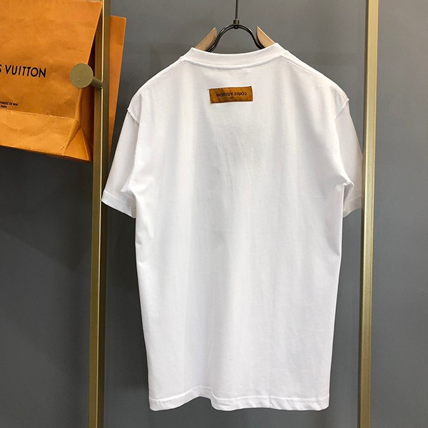入手困難☆​ルイヴィトン Tシャツ コピー ウォーターカラーモノグラム☆ロゴ vuo17602通販