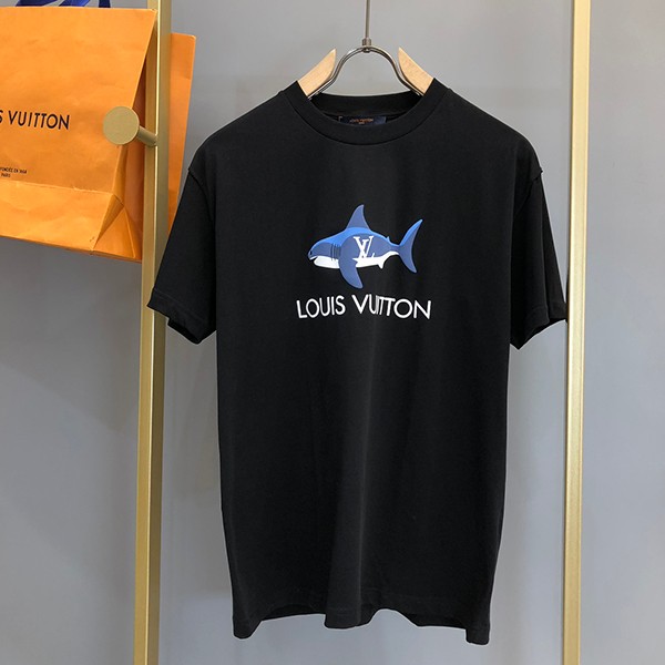 入手困難☆​ルイヴィトン Tシャツ コピー ウォーターカラーモノグラム☆ロゴ vuo17602最高級