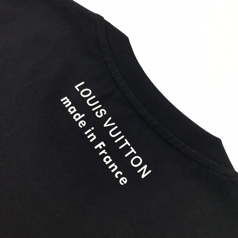 春もの新作◆​ルイヴィトン◆Tシャツ パロディ トップス 半袖 メンズ レッドブラック vuo27473高い品質