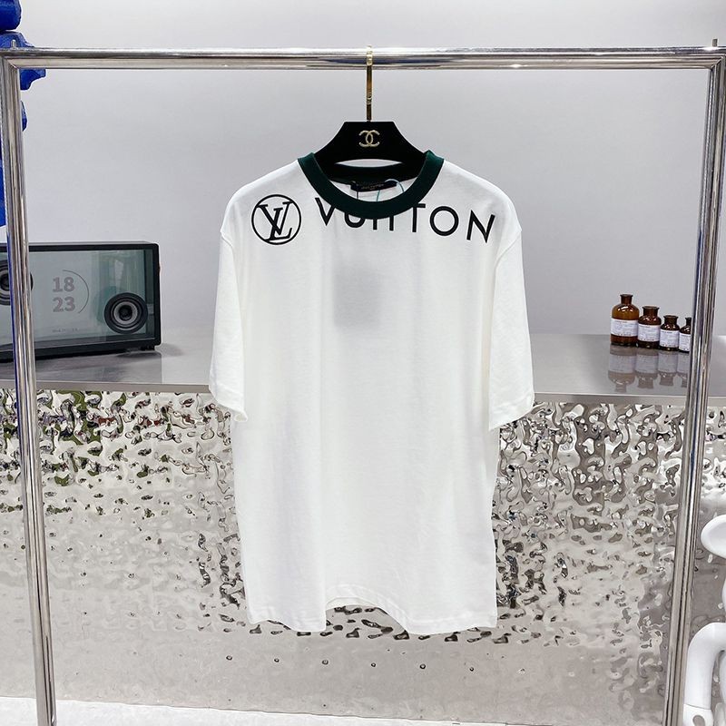 希少色​ルイヴィトン トランぺッター クルーネックTシャツ コピー 2色 vuo33468激安送料無料