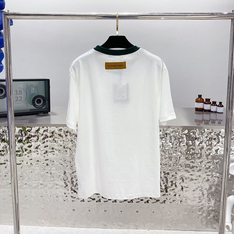 希少色​ルイヴィトン トランぺッター クルーネックTシャツ コピー 2色 vuo33468高い品質