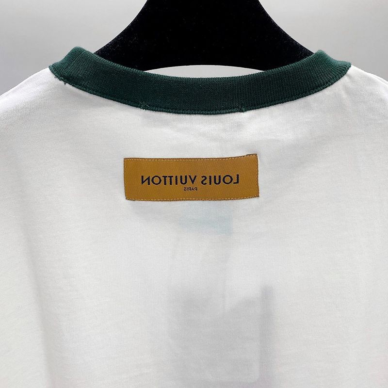 希少色​ルイヴィトン トランぺッター クルーネックTシャツ コピー 2色 vuo33468最高級