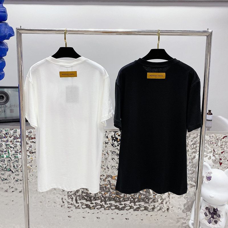 定番人気 ルイヴィトン Tシャツ 偽物 トップス 半袖 2色 vuo39094通販