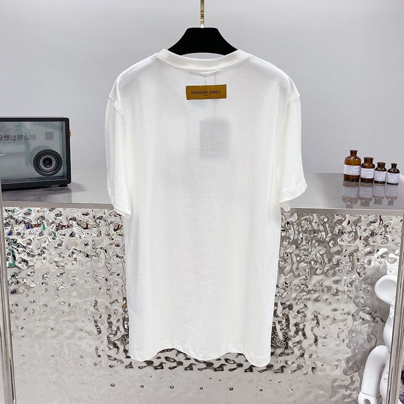 定番人気 ルイヴィトン Tシャツ 偽物 トップス 半袖 2色 vuo39094高い品質