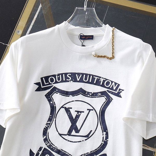 超話題!ルイヴィトン LVコートオブアームシグネチャーTシャツ コピー vuo67018最高級