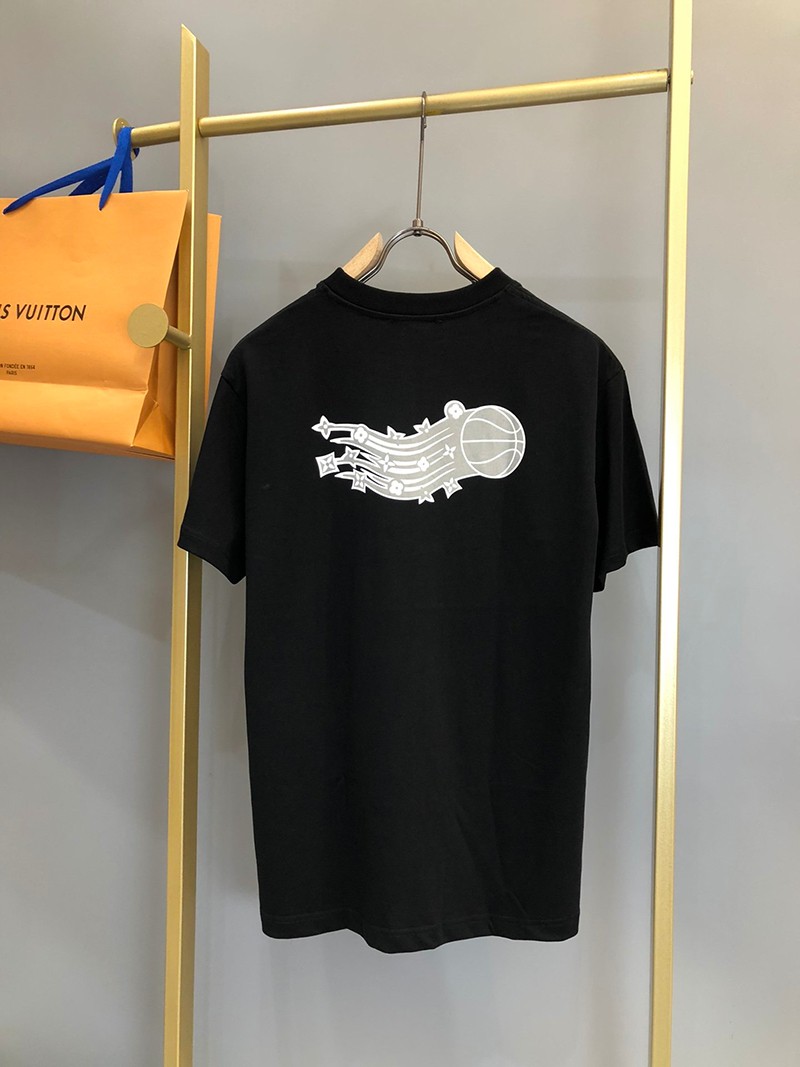 累積売上総額第１位！ルイヴィトン Tシャツ コピー 21SS フロウティングLVプリンテッド vuo75501通販