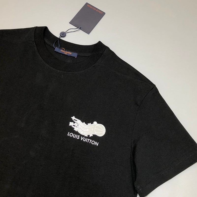 累積売上総額第１位！ルイヴィトン Tシャツ コピー 21SS フロウティングLVプリンテッド vuo75501高い品質