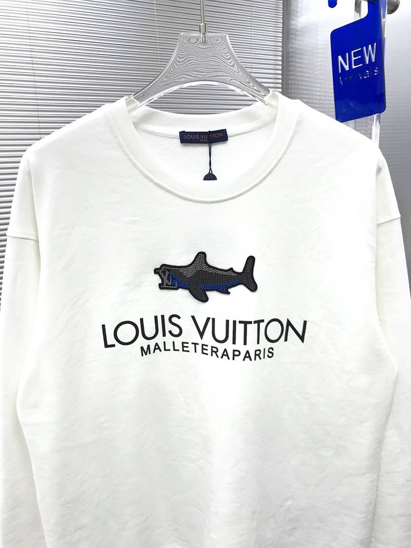 世界中で大人気♪ルイヴィトン 偽物 プリント スウェット トレーナー vuo99219激安送料無料