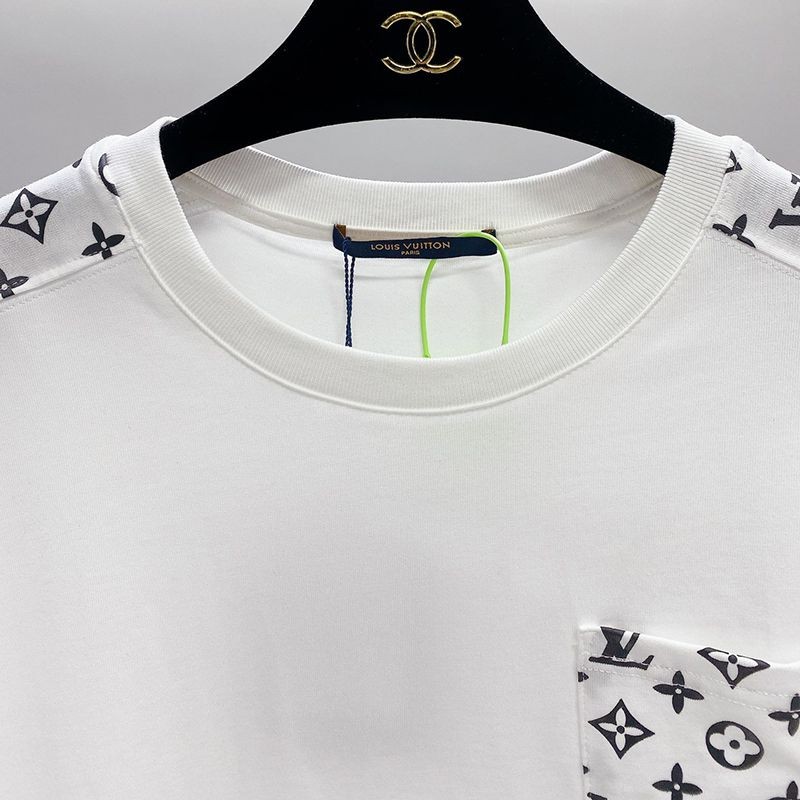 稀少ルイヴィトン トランぺッター クルーネックシャツ Tシャツ パロディ 2色 vup58078人気