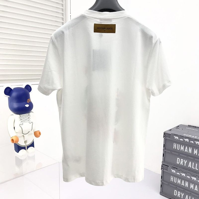 人気No1★​ルイヴィトン☆ジャカードダック クルーネック Tシャツ コピー vup61920通販