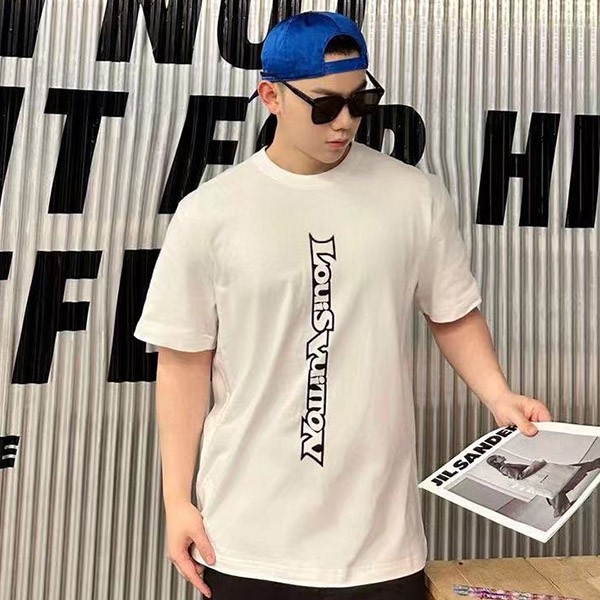 送料無料 ルイヴィトン ロゴ Tシャツ コピー vuq94210激安送料無料
