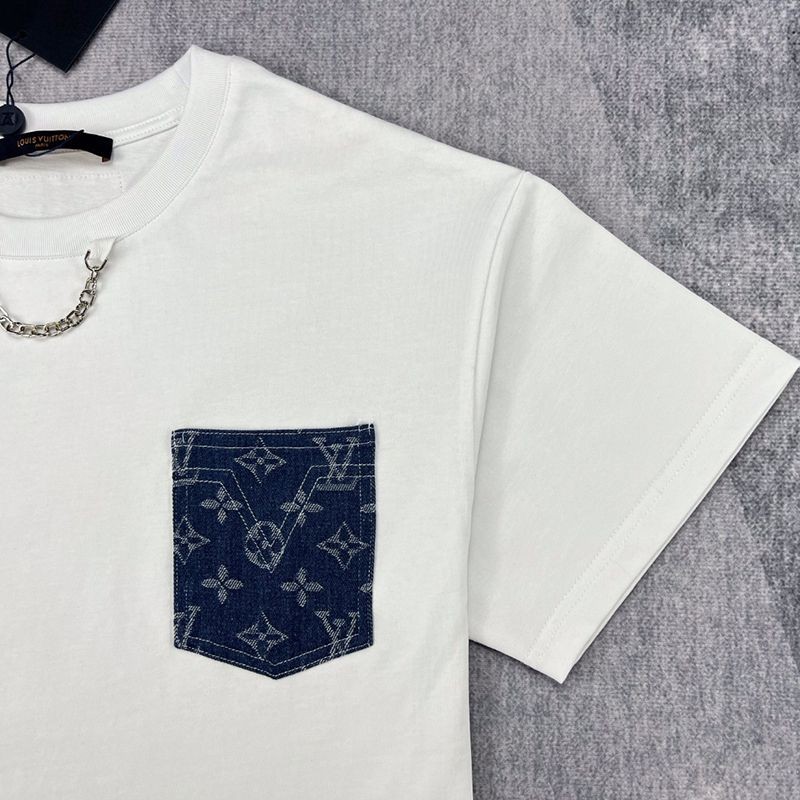 【日本未発売】☆​ルイヴィトン レディース モノグラムポケットTシャツ パロディ vur03376高い品質